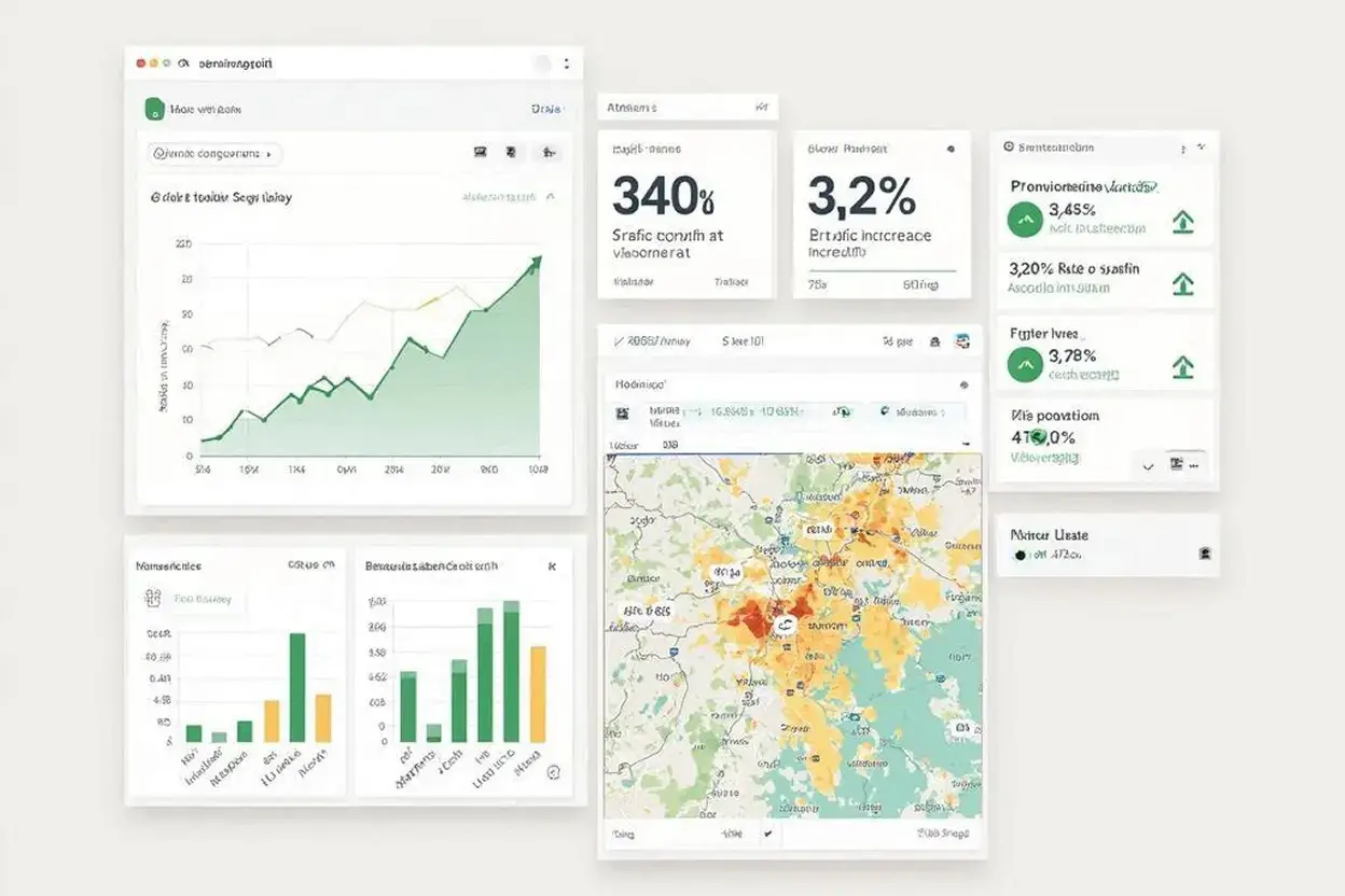 solar website analytics dashboard performance metrics